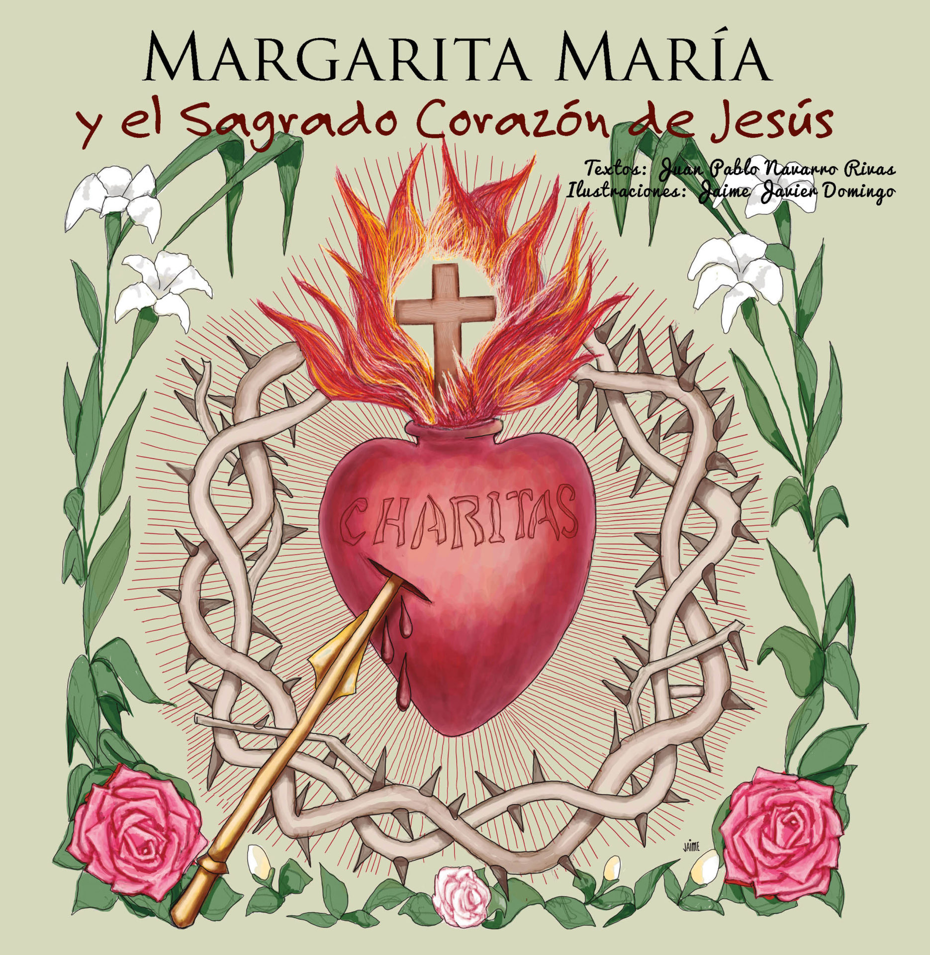 Portada del libro Margarita María y el Sagrado Corazón de Jesús - Colección Vidas de Santos